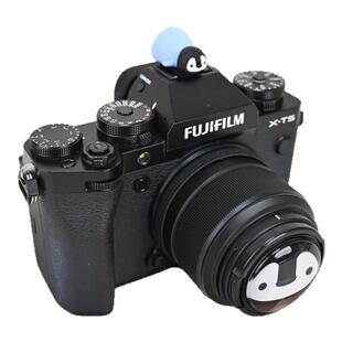 佳能R50镜头盖49MM趴趴小企鹅小痰盂相机热靴盖适用富士尼康索尼