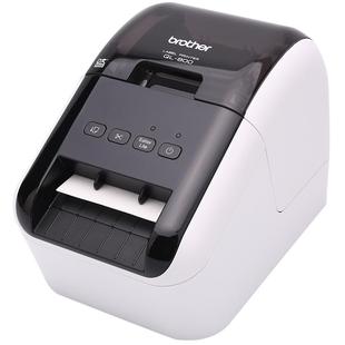 兄弟标签机QL-800/810W PT-QL820NWB无线蓝牙电脑信封地址货运不干胶条码打印机 红白双色标签打印机