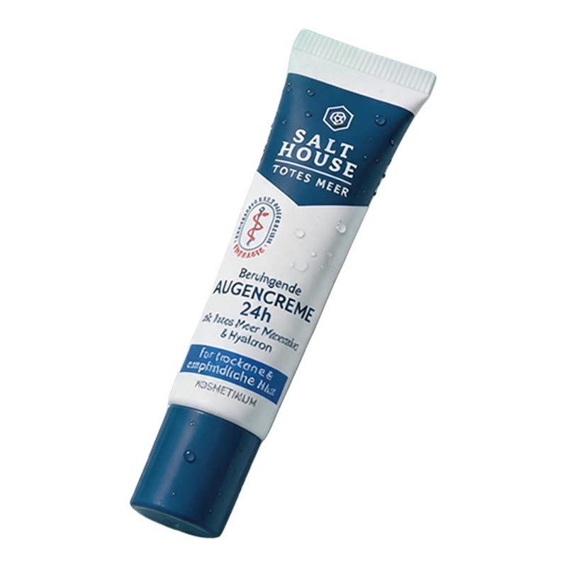 SALTHOUSE 24h死海矿物盐舒缓眼周淡化感温德国乳霜轻盈眼霜15ml