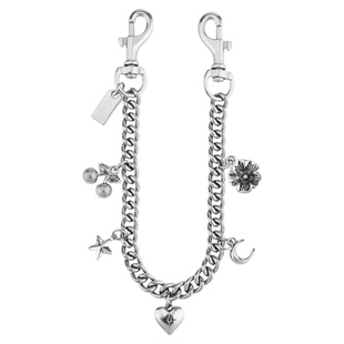 适用新款coach15蔻驰波士顿18装饰链nolita19腋下包包吊饰链挂件