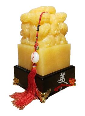 天然印章九龙祥瑞家居客厅玉玺