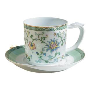 景德镇富玉陶瓷咖啡杯碟套装高档精致高颜值女士下午茶具礼盒送人