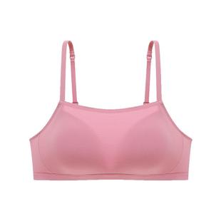 怡倩【小胸轻运动内衣】光面无痕抹胸舒适聚拢无钢圈薄款文胸女