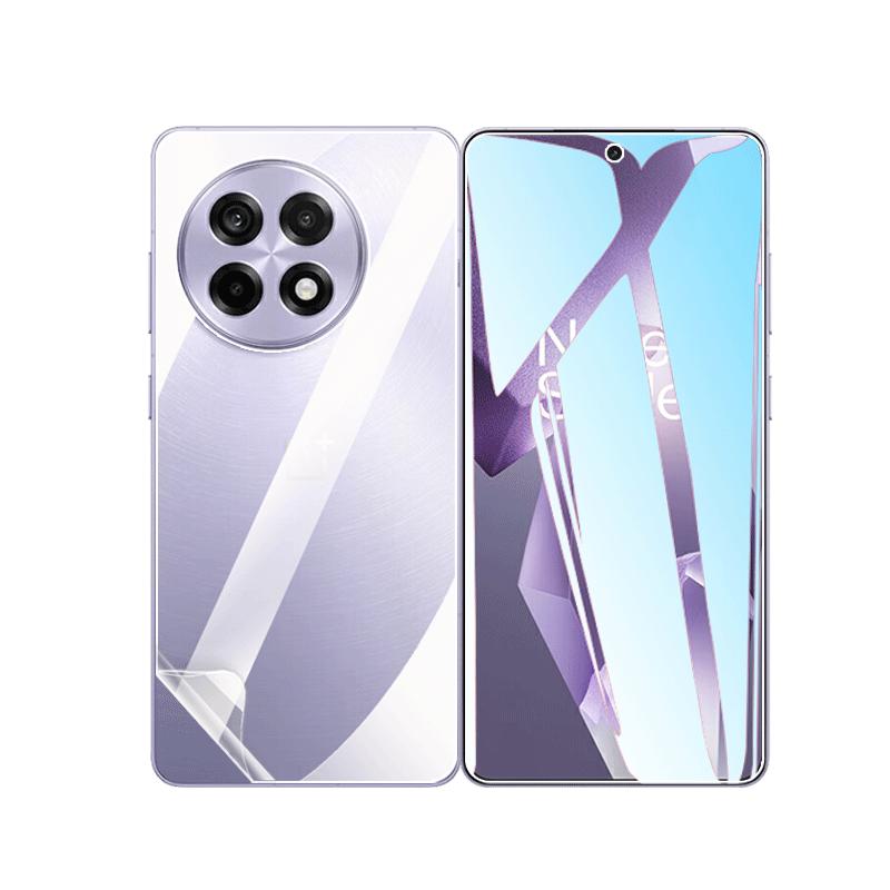 适用一加ace5pro手机贴膜OnePlus新款Ace5至尊版水凝膜全屏覆盖PKG110前后防刮保护膜ace5竞速版屏幕贴膜防摔