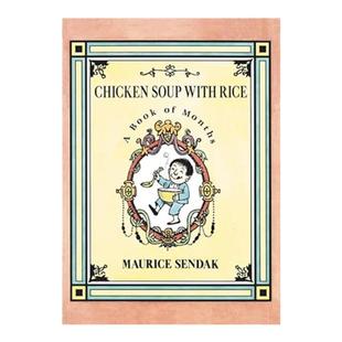 预售 英文原版 Chicken Soup with Rice Board Book: A Book of Months 鸡肉汤配饭板书:一本月书