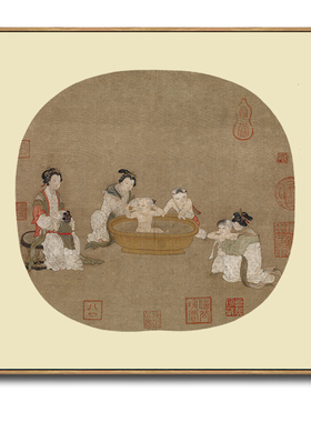 南宋梁楷泼墨仙人图古代人物画