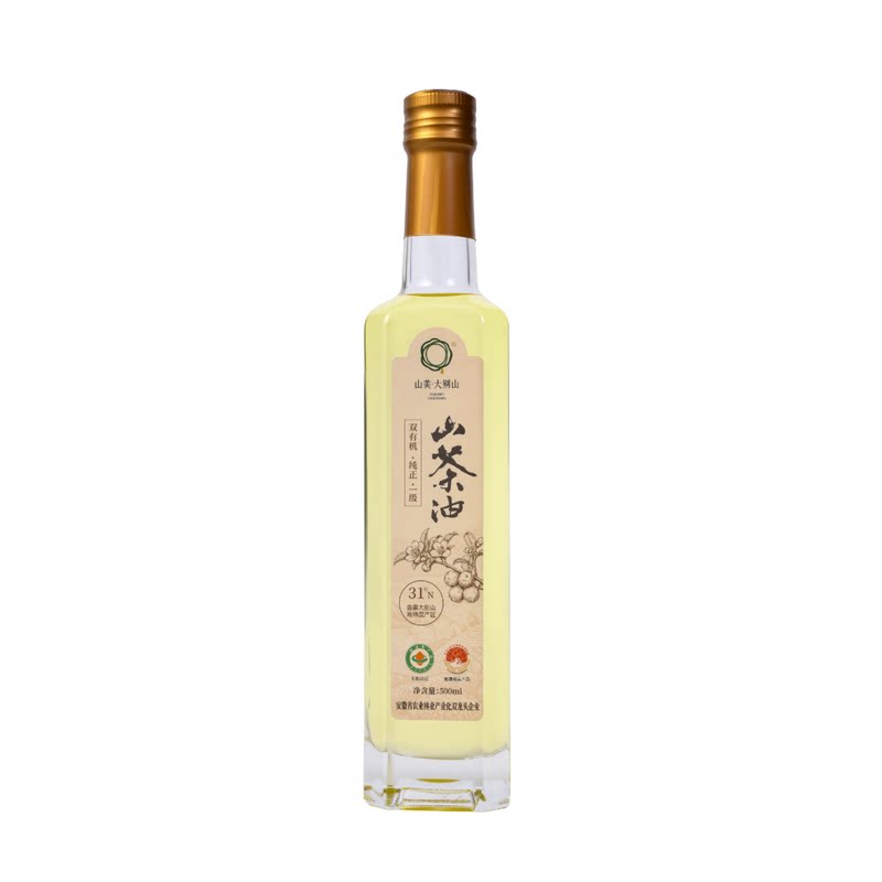 山美大别山双有机冷榨一级山茶油