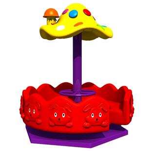 儿童旋转木马幼儿园摇马玩具宝宝转椅户外转马塑料公园广场游乐园