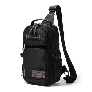 斯帕曼大容量单肩包男胸包男士夏季斜挎包男牛津布背包户外通勤包