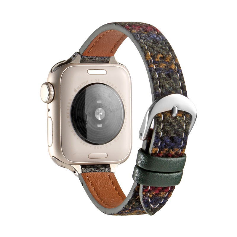 适用iwatch10/9表带applewatch8手表带皮质iphonewatch7苹果手表iwatchse腕带秋冬高级感iwatchs8真皮女s9s10