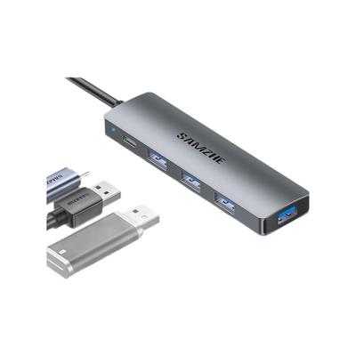 山泽【4合1】USB3.2拓展坞多接口