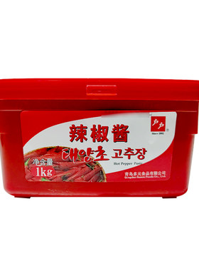 韩式户户辣椒酱500g韩式石锅拌饭辣炒年糕甜辣酱辣酱烤肉蘸酱餐饮