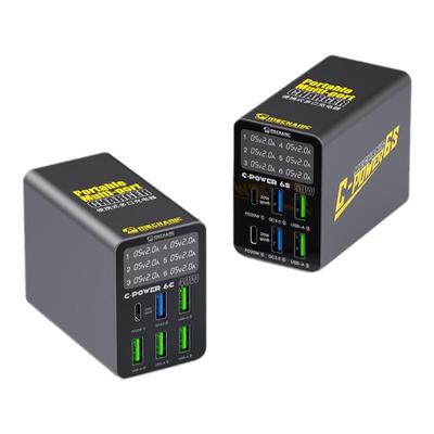 MECHANIC家用旅行便携桌面多口快充办公室氮化镓PD大功率充电站USB 3C认证平板笔记本手机苹果华为小米Typec