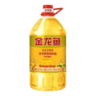 金龙鱼纯正花生调和油5L非转基因