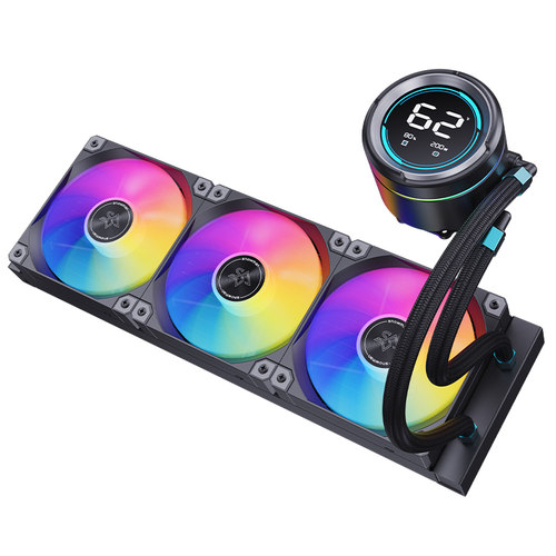 冰曼KL240一体式水冷360数显CPU散热器AM5台式机X99电脑i5风扇AM4