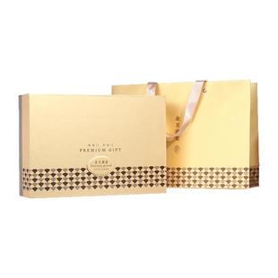 金玉满堂双拼通用滋补品礼盒燕窝西洋参羊肚菌石斛三瓶送礼包装盒