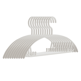 菲尼戈衣架家用挂衣无痕防滑防肩角不起鼓包加厚加粗加大晾衣撑子