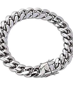 yu原创欧美嘻哈光面潮迈阿密手链