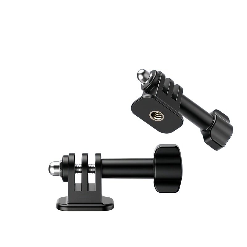 转接头适用GoPro13/12影石insta360x5/Acepro2/go3s大疆Action5Pro/4转接头大疆运动相机连接件1/4螺丝转接座