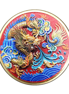 中国风吉祥硬币浮雕摆件乐美家