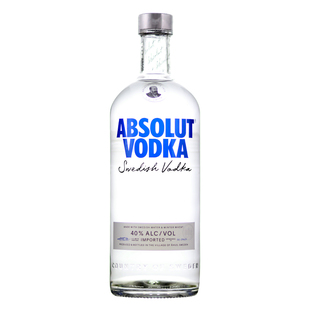 Absolut Vodka 绝对伏特加原味经典洋酒进口1000ml 1L 一瓶一码
