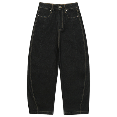 GUUKA潮牌美式弯刀牛仔裤