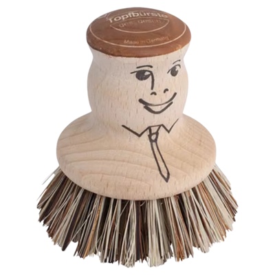 REDECKER洗锅刷盘硬毛实木擦天然洗碗刷家用厨房清洁铁锅专用刷子