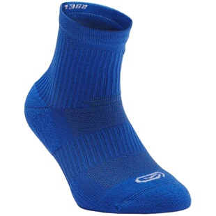 【两件包邮】迪卡侬儿童春夏透气运动袜羽毛球网球跑步棉袜KIDO