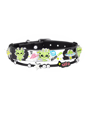 MASW麻秀嘻哈个性外星猫猫手链