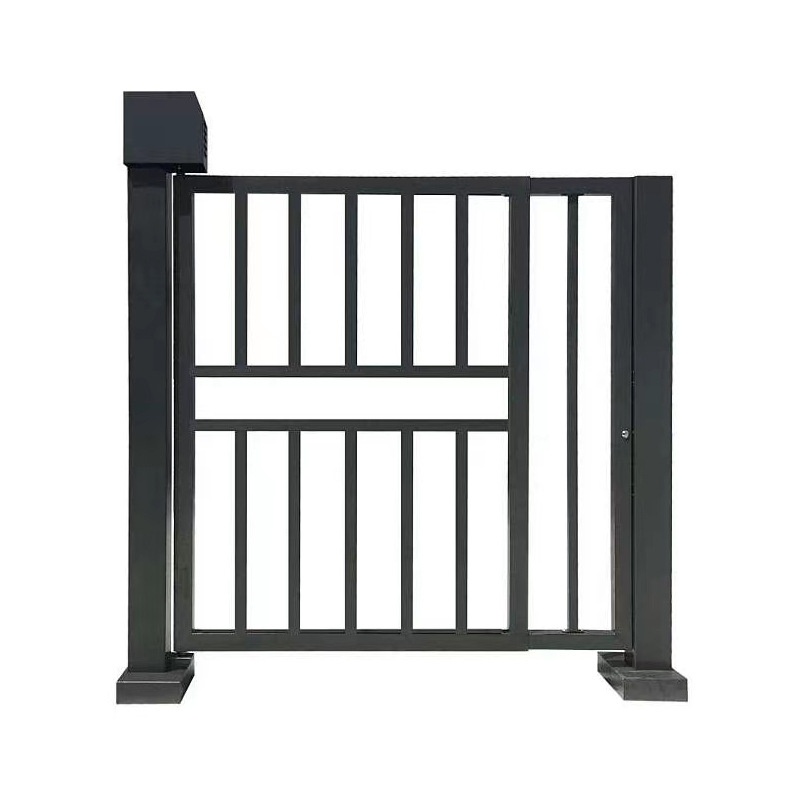 现货供应智能人行通道广告门 伸缩电动平开小区门 刷卡平移门