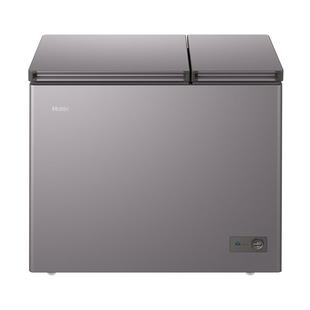 海尔213升冰柜双温大容量小型冷藏冷冻两用卧式冷柜家用冰箱