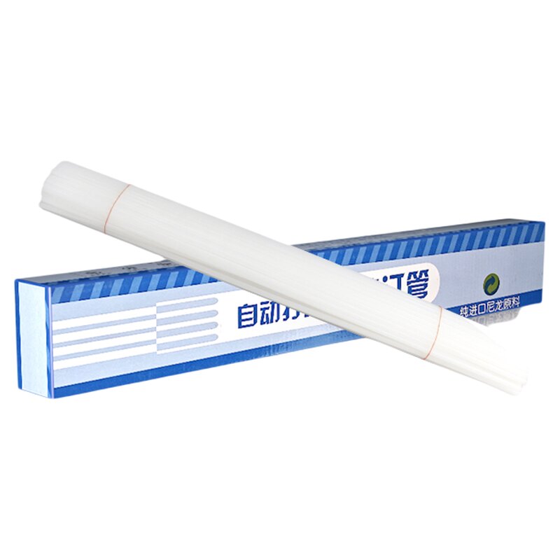 悍隆企通用型装订铆管尼龙胶管 适用于凭证装订机配套柳管热熔铆管胶管胶条装订管凭证装订塑料管100支/盒