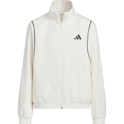 Adidas/阿迪达斯正品2025儿童拉链经典运动宽松立领外套KC1561