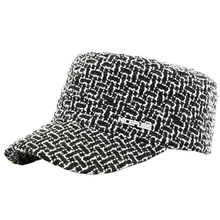 高端帽子男款2025秋冬新款平顶帽全封口鸭舌帽女国际品牌春秋男帽