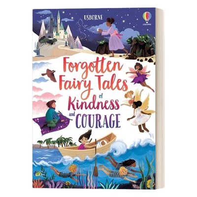 英文原版 Forgotten Fairytales of Kindness and Courage 关于善良和勇气 精装 儿童启蒙读物 全彩插画故事书 英文版 进口英语书
