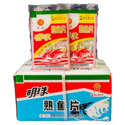 明珠熟鱼片25克50包整箱即食