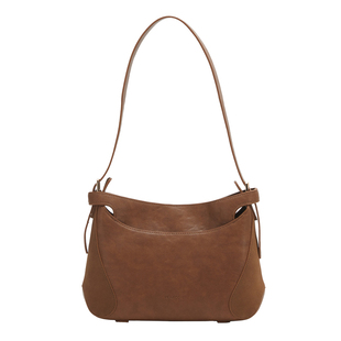 意尔康女包新款单肩腋下包复古质感斜挎包休闲百搭包包38好礼