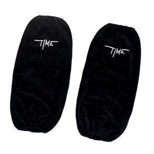 秋冬韩版保暖毛绒男女成人工作护肘袖套 厨房餐厅防脏长款套袖筒