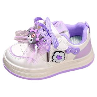 官网C&K儿童小白鞋女童鞋2026新款春季软底女孩休闲运动板鞋学生