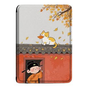 适用kindle/kpw6可爱5复古4电子书oasis3猫咪2保护套1499壳scribe