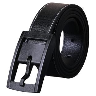 纯塑料无金属皮带非金属防过敏过无金属安检腰带无磁无铁针扣裤带