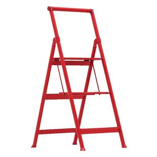日本长谷川人字梯带扶手家用梯子多功能折叠梯加厚铝合金乔迁梯子