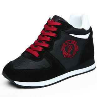 2025秋冬新款内增高女鞋8cm女款增高运动鞋女小个子轻便休闲单鞋