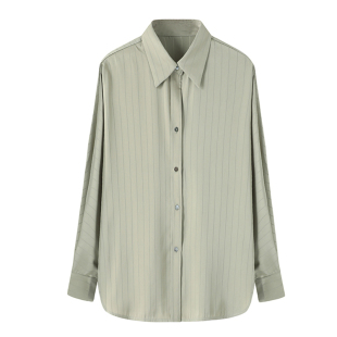 PAPERLLL设计感防晒衫缎面春日衬衫女高级感轻奢夏季上衣外搭衬衣