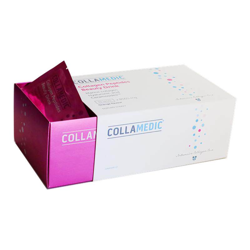 捷克Collamedic挪威海洋胶原蛋白肽粉8000mg高含量密集补充胶原