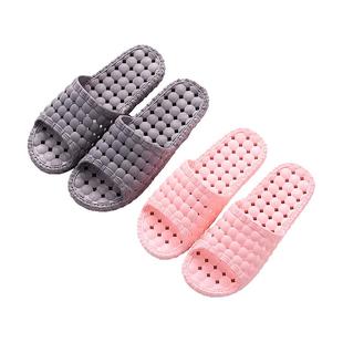 买一送二夏季浴室防滑情侣家居室内家用软底塑料男女士洗澡凉拖鞋