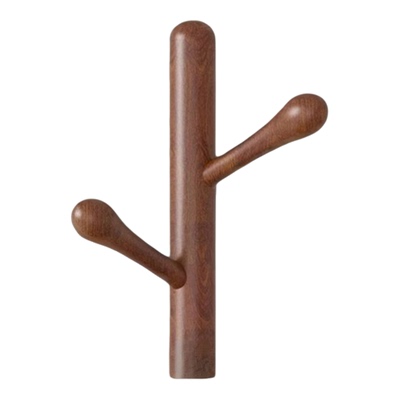 实木衣架落地简易立式榉木挂衣杆