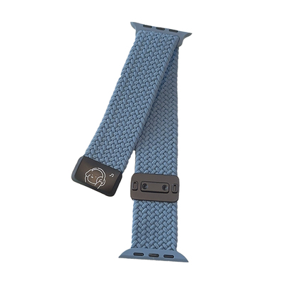 音乐小狗适用尼龙磁吸iwatch表带