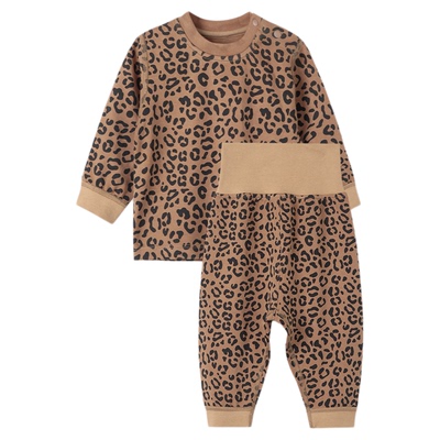 高腰护肚家居服分体套装