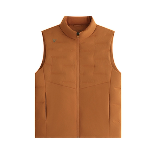 【匈牙利拒水白鹅绒马甲】霞湖世家90%绒子羽绒立领背心外套男342